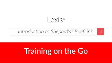 Introduction to BriefLink on Lexis®