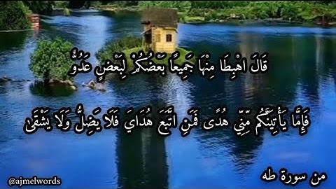 ... فَمَنِ اتَّبَعَ هُدَايَ فَلَا يَضِلُّ وَلَا يَشْقَىٰ|| من سورة طه