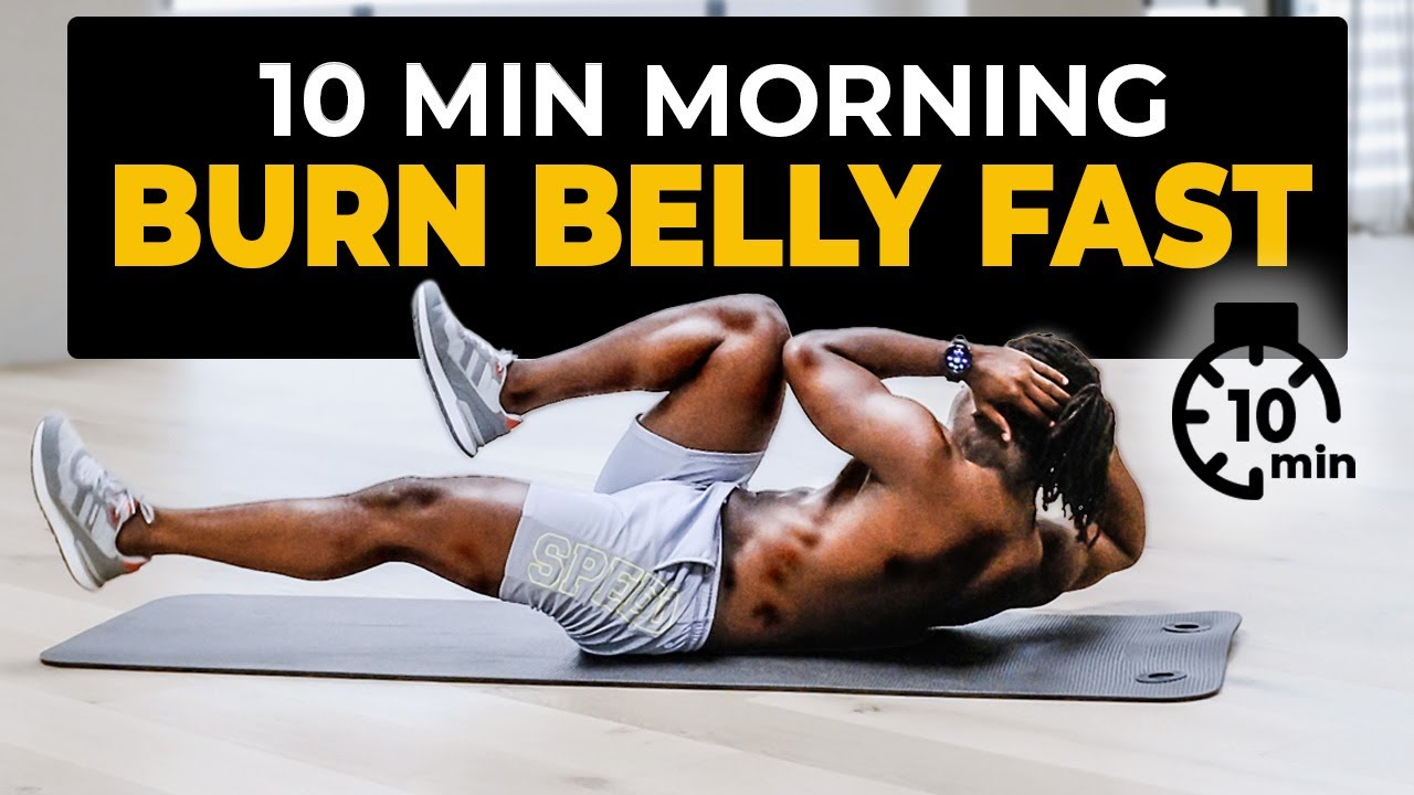 Quick 10-Minute Morning Abs Workout | Burn Belly Fat & Boost Energy for ...