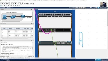 17.7.7 Packet Tracer - Troubleshoot Connectivity Issues - Physical Mode