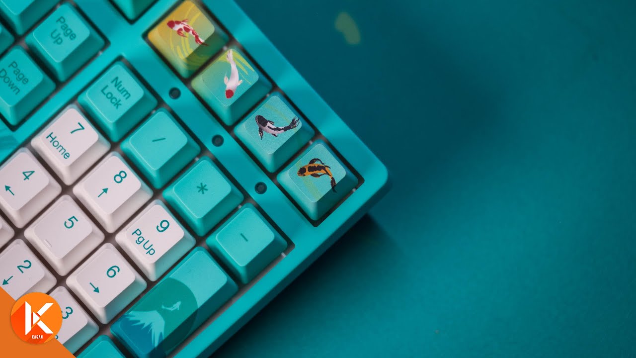 Gateron Pink Switches Typing Test ASMR + Akko 3108 v2 Monet's Pond