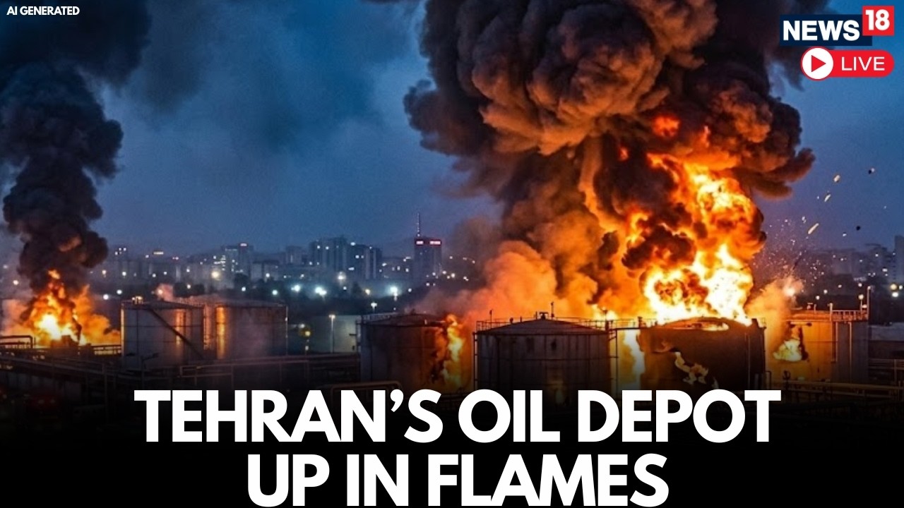 Iran-Israel-US War LIVE Updates: Tehran’s Oil Depot Up In Flames After Massive Strike | N18G