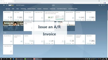 SAP Business One Web Client - Create A/R Invoice and Credit Memo