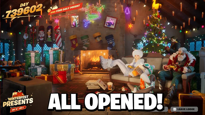 Fortnite WINTERFEST 2025 UPDATE! (All Rewards & Presents)