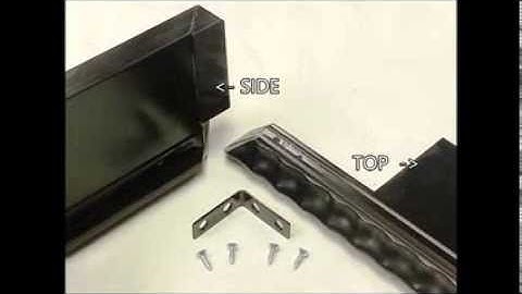 The HIDDEN VISION Frame Options - "MAX" Moulding Picture Frame - Assembly Video