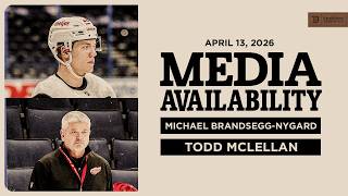 Michael Brandsegg-Nygard & Todd McLellan Morning Skate Media | April 13, 2026
