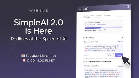 SimpleAI 2.0 // Redlines at the Speed of AI (Webinar Recording, March 11, 2025)
