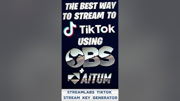 How to go live on TikTok Directly from OBS With Stream Key & Aitum Vertical / Multistream