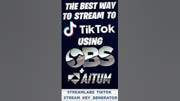 How to go live on TikTok Directly from OBS With Stream Key & Aitum Vertical / Multistream