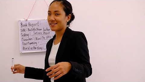 Reading, Writing and Grammar Micro Teaching Video