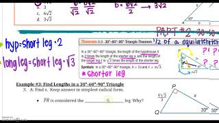 8.3B: Special Right Triangles (30-60-90)