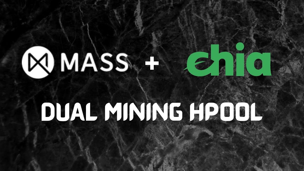 Dual Mining Chia Mass Su Hpool Tutorial Youtube