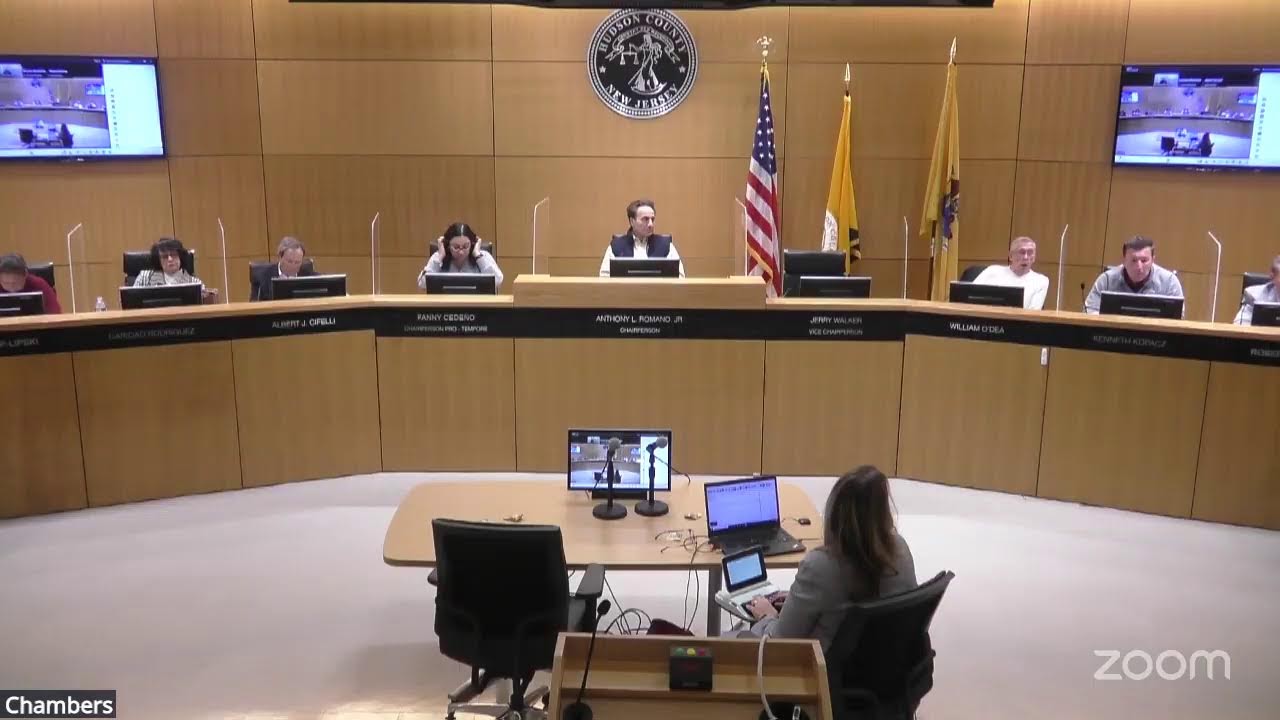 Hudson County Board of Commissioners' Regular Meeting 11/25/2025