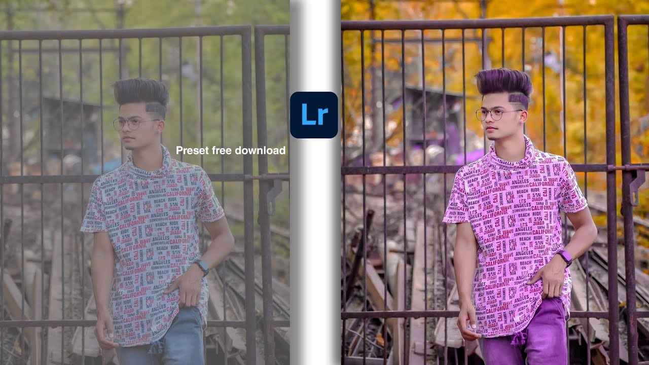 Lightroom Orange Moody Effect Photo Editing | Preset download free - Haider Editing Zone