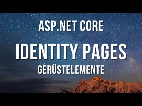 ASP.NET Core MVC Login Seite anpassen (Identity Pages) Gerüstelemente