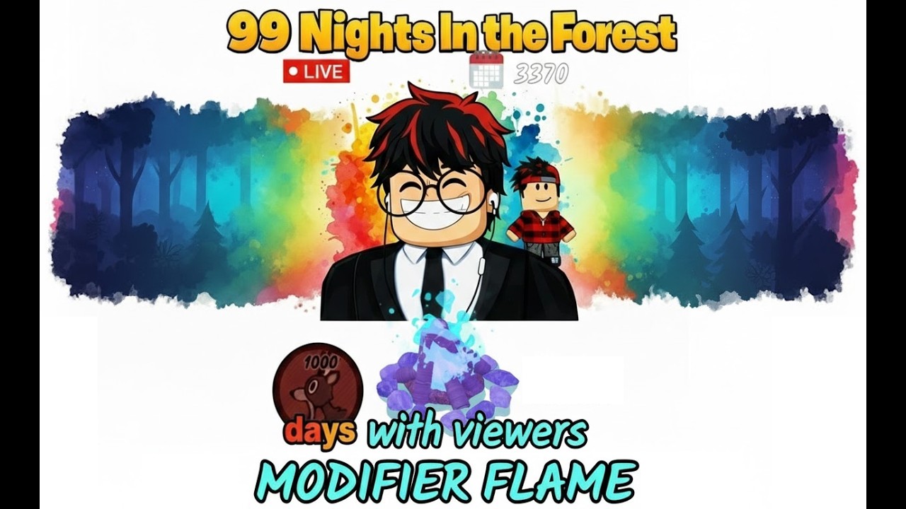 Playing WITH VIEWERS 1,000 NIGHTS IN THIS FOREST! 