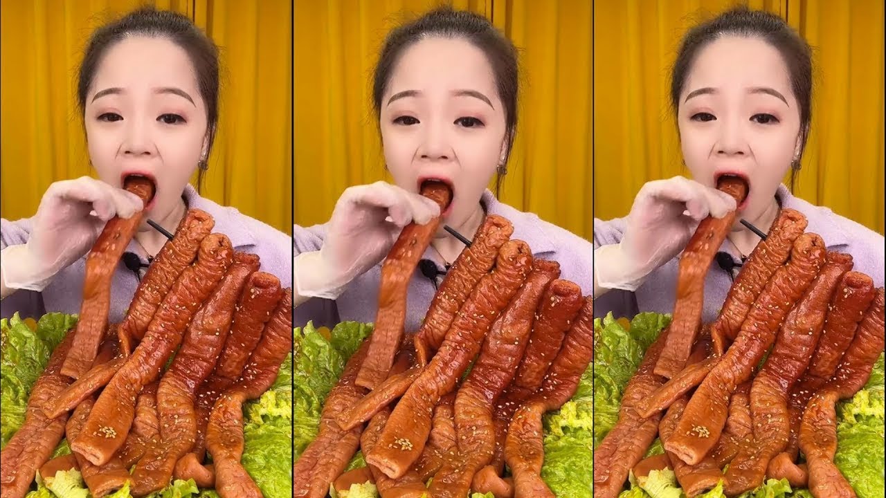 ASMR CHINESE MUKBANG FOOD EATING SHOW | Xiao Yu Mukbang 14