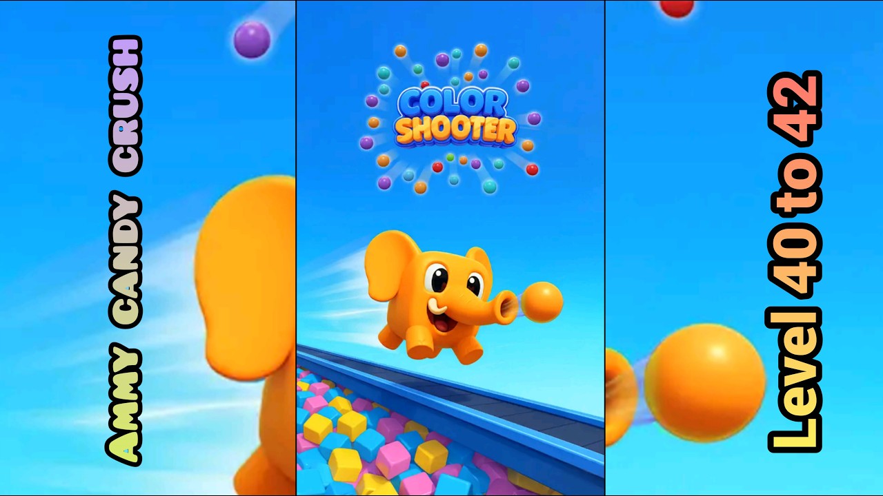 Color shooter level 40 to 42 solution walkthrough - YouTube