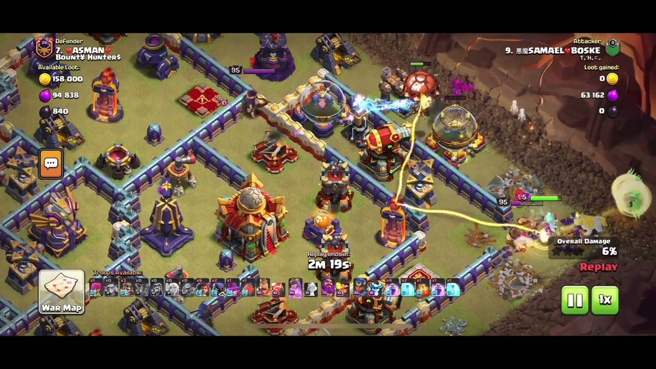 Clash Of Clans th16 hits Champ SCCWL Broken Meta [Xmod / SE] Uchiha Recaps