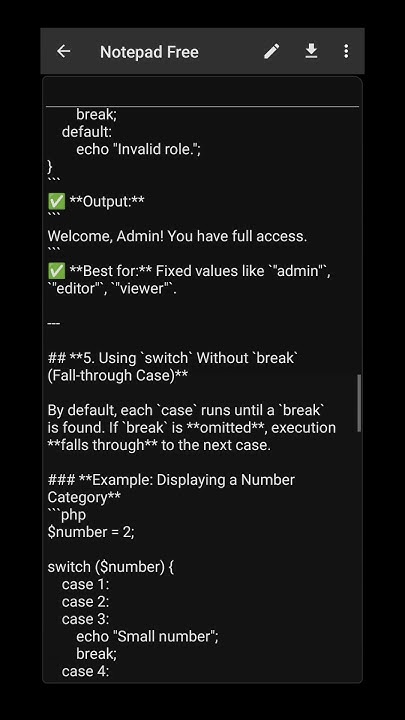 PHP Switch Statement Explained | How to Use Switch Case in PHP - YouTube