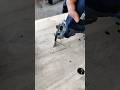 The angle grinder is converted into a universal treasure grinder tools shorts