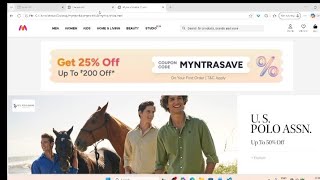 Myntra Website Using HTML & CSS | E-Commerce Website Design | HTML CSS Project