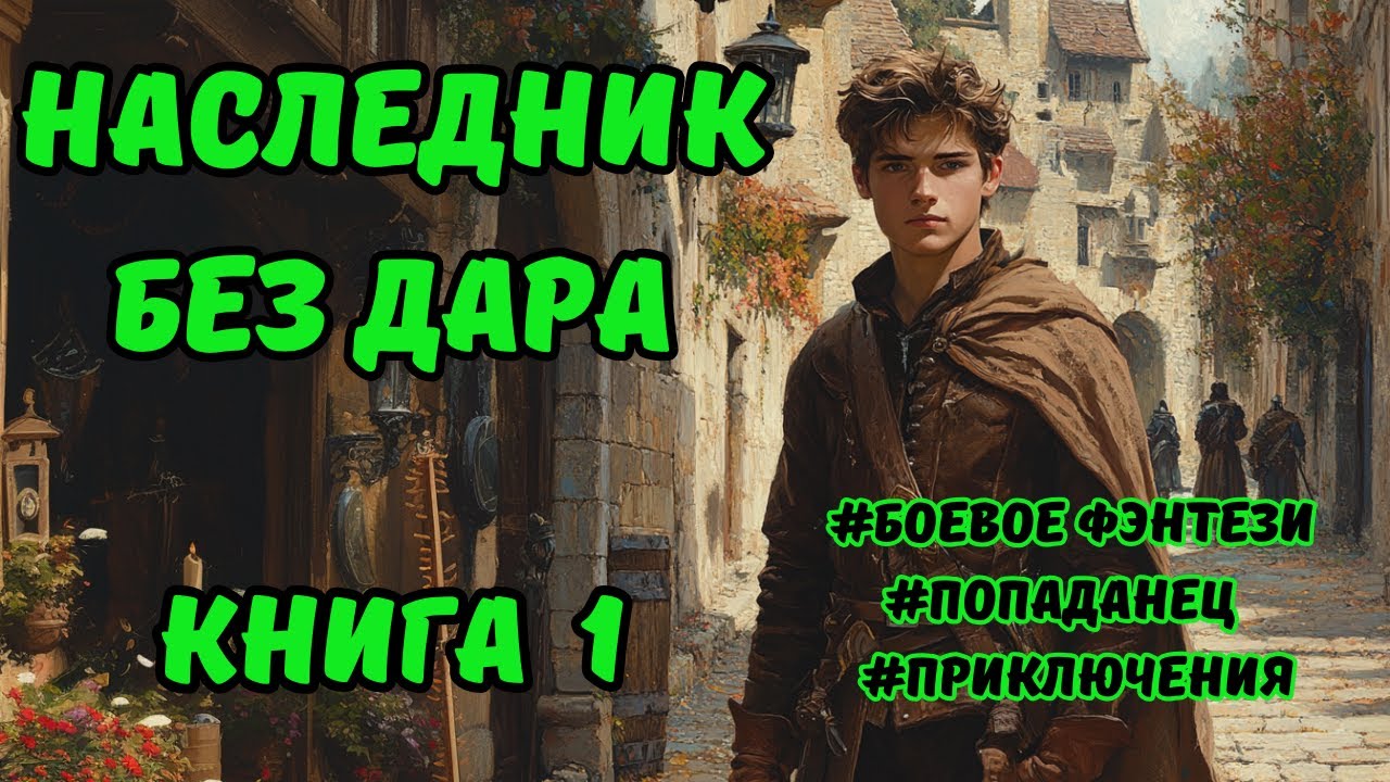 | Аудиокнига | НАСЛЕДНИК БЕЗ ДАРА | КНИГА 1 | Боевое Фэнтези | ПОПАДАНЦЫ |  #аудиокниги#фэнтези