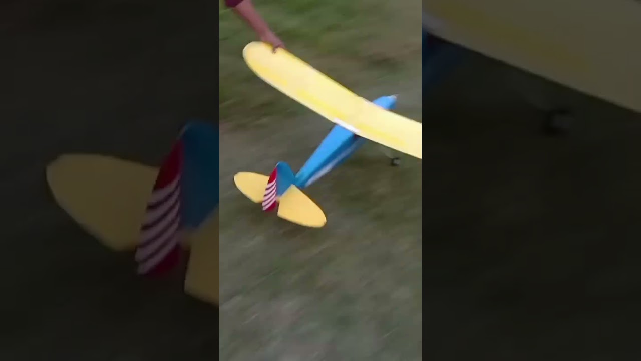 new thermocol RC plane  flying