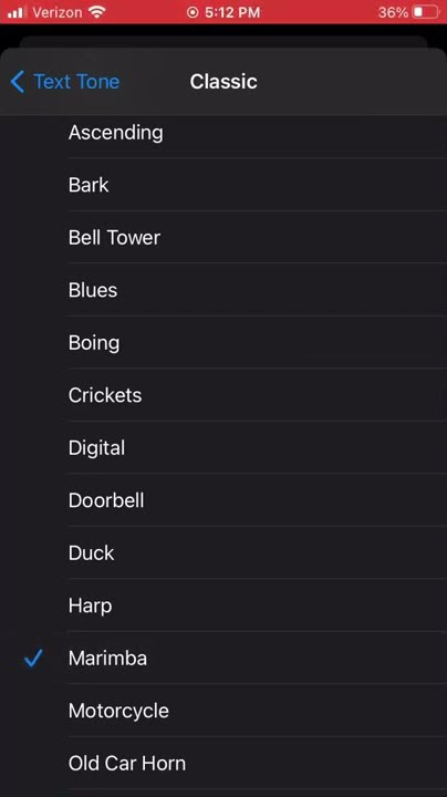 Phone App: Ringtones Soundtrack: Classic: Marimba