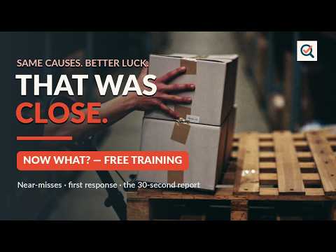Incident Reporting, Near-Misses & First Response