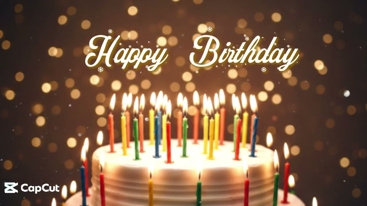 Happy Birthday Background 🎂 | 1 Hour Candle Light Ambiance | No Music