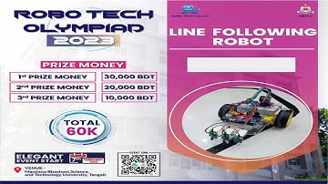 Line following Robot || Team:Duet_Cybernuts(Positon-3rd) || Robo Tech Olympiad 2023 || MBSTU || DUET
