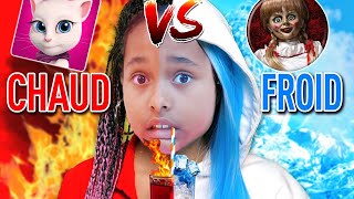 CHALLENGE CHAUD vs FROID ! || VERITY et TALKING ANGELA se défient pour la fête d'ANNABELLE