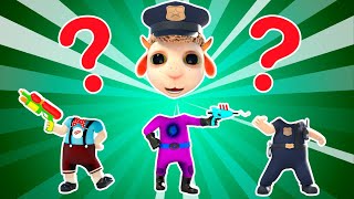 Where Is The Real Body Of The Policeman? | Cartoon for Kids | Dolly and Friends