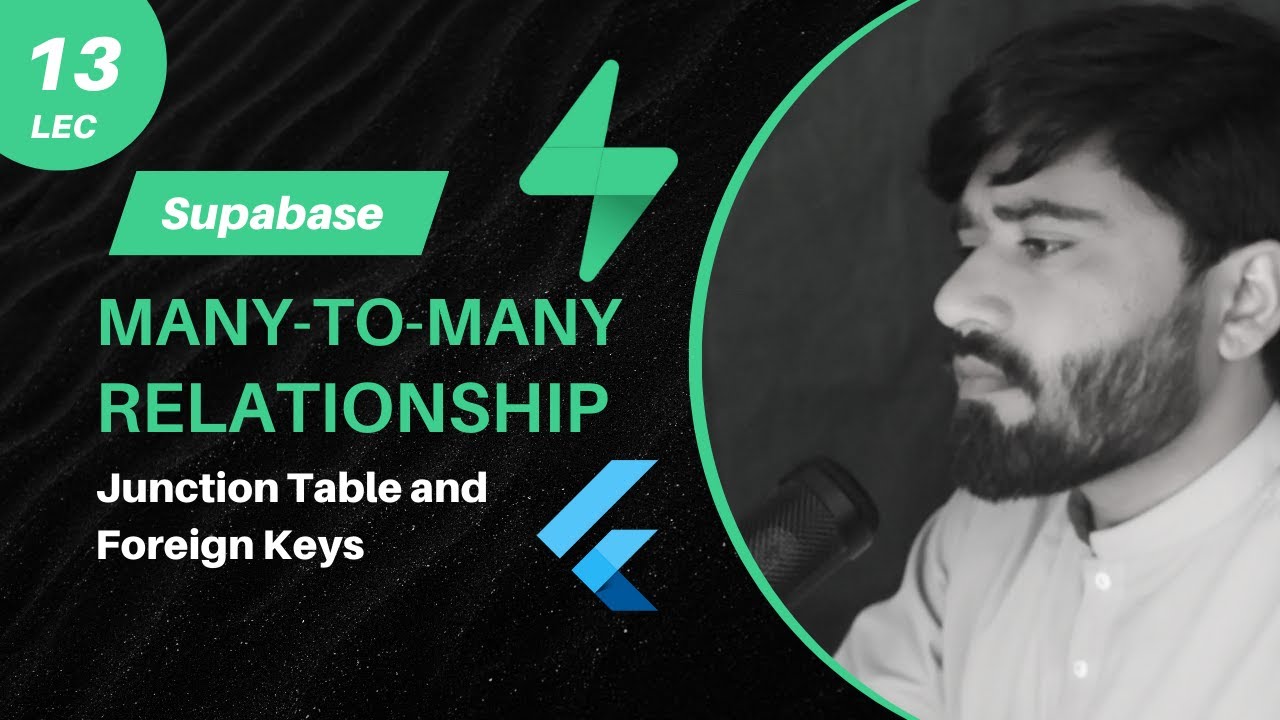 13- Supabase Many-to-Many Relationship – Flutter Guide with Junction ...