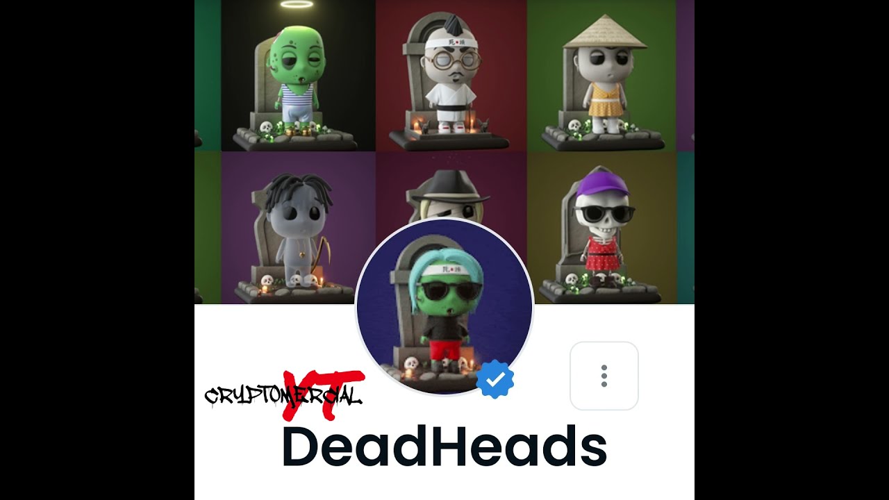 CryptomercialYT - DeadHeads - NFT - Opensea