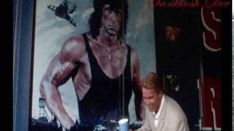 arnold schwarzenegger making fun on Sylvester Stallone