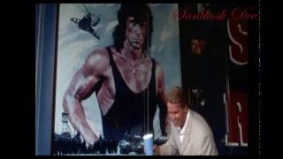 arnold schwarzenegger making fun on Sylvester Stallone