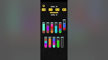 Color Water Sort 3D - Level 37