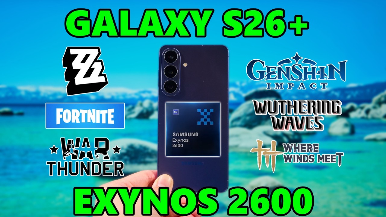Gaming test - Samsung Galaxy S26 Plus with Exynos 2600!