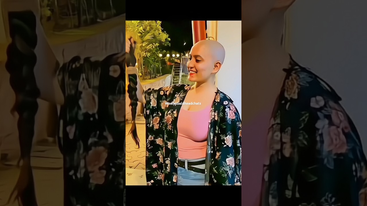 Indian Girl Smoothly Headshave 