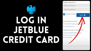 How to Login JetBlue Credit Card 2024 | Sign In JetBlue Credit Card