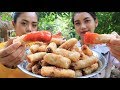 Yummy cooking spring rolls with pork recipe - Cooking skill