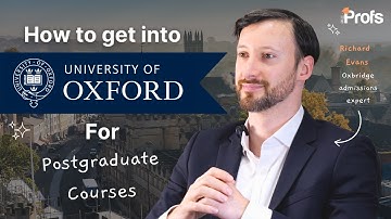 HOW TO GET INTO OXFORD UNIVERSITY | MASTERS & PHD
