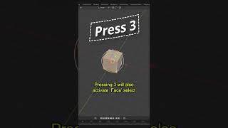 How to quickly scale object faces in Blender #blendertutorial