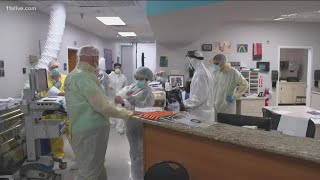 Georgia reports record breaking day for COVID numbers