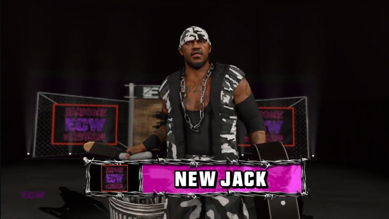New Jack vs Jack Victory. ECW. WWE 2K25