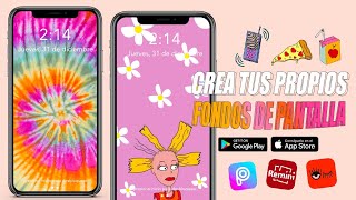 CREATE YOUR OWN WALLPAPERS - super easy from your cell phone screenshot 2