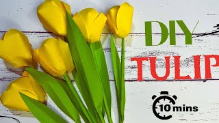 "Ultimate Tulip Flower Craft Tutorial: Easy Step-by-Step Guide for Beginners" #crafts #diy