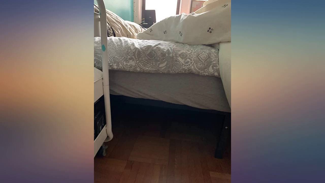 COMASACH Heavy Duty Non-Slip Full Size Bed Frame with Steel Slat Support, 16 Inch review